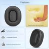 E9 Ear pads Replacement Compatible with Mixcder E9 Headphone Earpads Cushion (Protein Leather/Memory Foam)