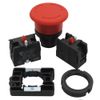 Compact 22mm Emergency Stop Push Button Switch - 10A,  Durable Design