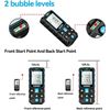 Laser Measure,  Laser Measurement Tool (229Ft Ft/in/m) Backlit Lcd With M