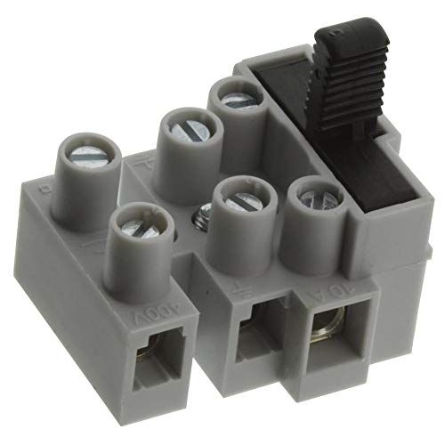 Terminal Block, Fused, 20MM, 3W | Terminal Blocks Fused CONNECTORS, 1 X Qty - 503SI03E