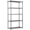 5-Tier Shelf Storage Organizer Rack Rolling Carts Unit For Kitchen Heavy Duty 