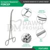 2pc Set 8" Straight & Curved Hemostat Forceps Locking Clamps Set German Grade