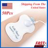 50 PCS Snap On Replacement Pads For Pulse Massager & Electrode Tens Unit US