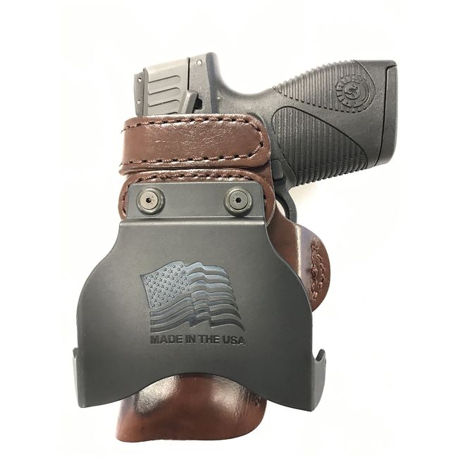 Paddle Holster for Remington R51 RH Right Hand Brown Concealed Carry Gun Holster