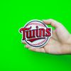 Minnesota Twins Round Secondary Ball Logo Sleeve Patch Jersey Emblem MLB