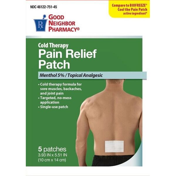 Good Neighbor Pharmacy Pain Relief Patch Cold Therapy 5ct