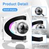 Dracarys ABS Black Floating Globe Premium Quality Ideal for Decoration and Learning 8.5cm