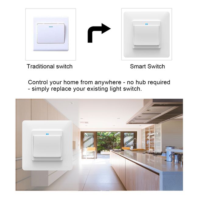 Wifi Smart Light Wall Switch Socket Outlet