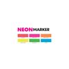 Letraset Neon Marker Twin Tip - Volt Blue