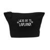 Flox Creative Makeup Bag We're Off to Lapland Black