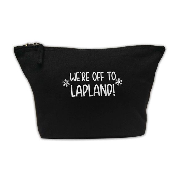 Flox Creative Makeup Bag We're Off to Lapland Black