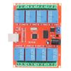 Relay Controller Module,USB Relay Board,USB Relay 12V 12V 8-Channel Computer USB Controller Switch Relay Module PC Smart Controller