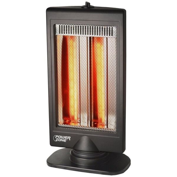 NEW POWERZONE BFGF-8 ELECTRIC HALOGEN RADIANT OSCILLATING  SPACE HEATER  7420631