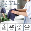 Newwiee 100 Pcs Microfiber Towels Absorbent Washcloths Bulk 12 x 12 Inch Soft Quick Drying Face Towels Bath Cloths Coral Velvet Bathroom Wash Clothes for Bath Spa Facial Fingertip Towel