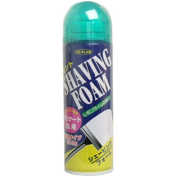 Tokyo Planning Sales Shaving Foam Mint Lemon Lime Scent 210g