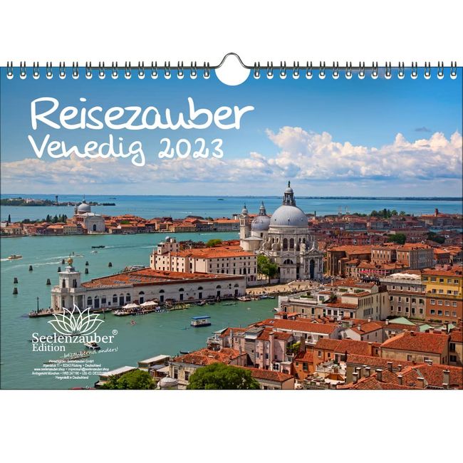 Reisezauber Venedig DIN A4 Kalender für 2023 Italien - Seelenzauber