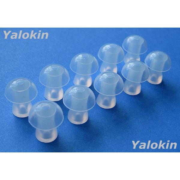 10 Medium Soft Replacement Mushroom Ear-tips Domes for Siemens BTE Hearing Aids