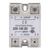 Solid State Relay, SSR Solid State Relay, 100A Solid State Relay, Solid State Relay with Contactless Switch DC-DC SSR High Quality SSR-100DD 5-220VDC for Food Machinery, Packaging Machinery