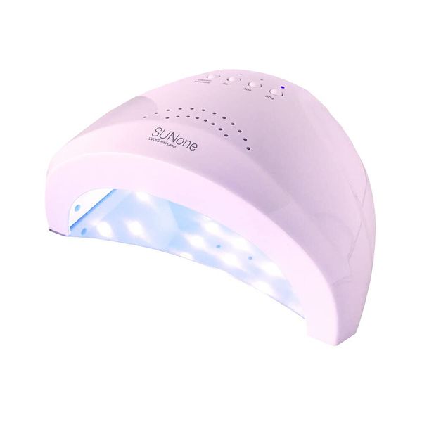 48w UV/LED Light, 2 in 1 Motion Sensor, Nail Dryer, UV/LED Light, Color: Pink