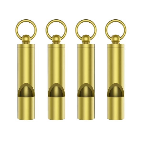 Mini Whistle Premium Emergency Whistle by Outmate-H62 Brass Loud Version EDC Tools