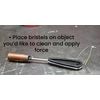 Hot Max 26202-12 4-3/4" x 1/2" Wire Fitting Brush with Plastic Handle (12 Pack)