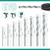 ENT Duradrill 8 Pieces HSS-G Wood Drill Bit Set 3-10 mm Ground HSS Wood Drill Bit