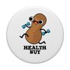Health Nut Funny Peanut Pun PopSockets Swappable PopGrip