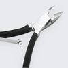 Cuticle Nipper with Cuticle Pusher-Professional Grade Stainless Steel Cuticle Remover & Cutter-Durable Manicure and Pedicure Tool (Black)