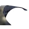 Solar Shield Fits-Over SS Polycarbonate II Smoke Sunglasses