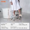 VEVOR Step Stool Ladder 3 Adjustable Height with Handle Max Load 330lbs for RVs