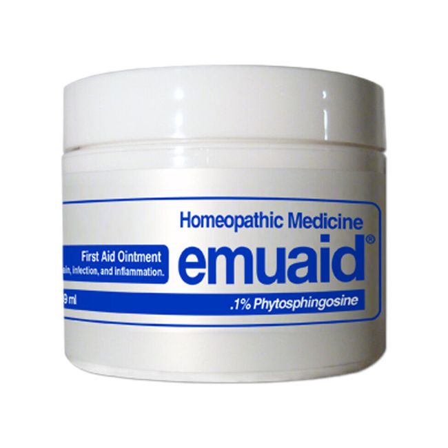 Emuaid First Aid Homeopathic Ointment Heals & Calms Over 120 Skin Disorders 2 oz