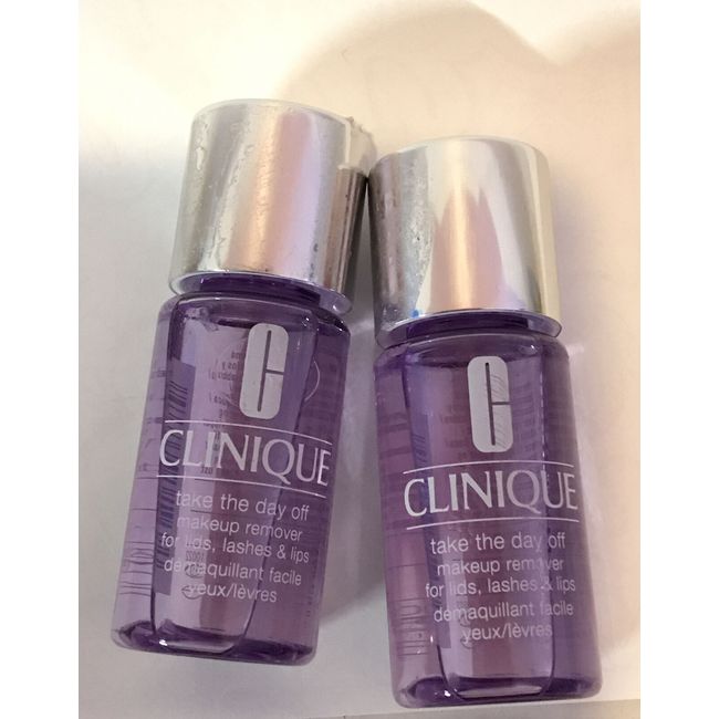 🎀 Clinique Take The Day Off Eye Makeup Remover Bottle (1 floz/30ml)Lot Of 2🆕‼️