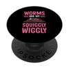 Vermi-Compost Red Wiggler Worm Worm Hunter Worm Farming PopSockets Swappable PopGrip
