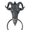 Sabbatic Goat Baphomet With Pentagram Head Door Knocker 9.5"Tall