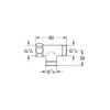 GROHE Legio-Shower Tee Connection Chrome 28874000