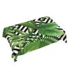 Walmsco Tablecloth Green Leaves Tropical Geometric Patterns Decor For Dining Room Kitchen Rectangular Table Cover 132 * 178cm
