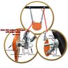 Highwild Target Mounting Kit AR500 Gong Targets Hanging Chain (2 Set)