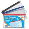 Tiger Pencil case - Clear See Through - Long 33x13cm