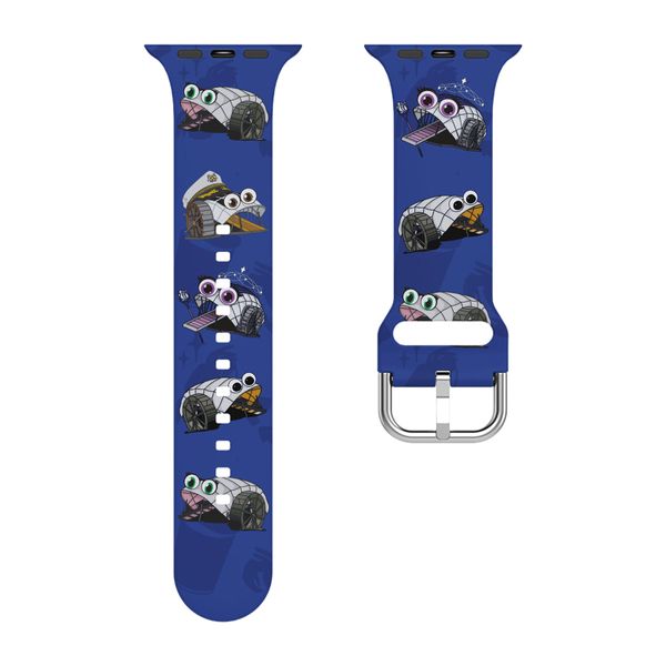 Trash Wheel Family (Royal Blue) / Apple Watch Band - 38/40/41