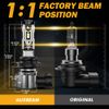 AUXBEAM HB4 9006 LED Headlight Conversion Kit Low Beam White Super Bright 6500K