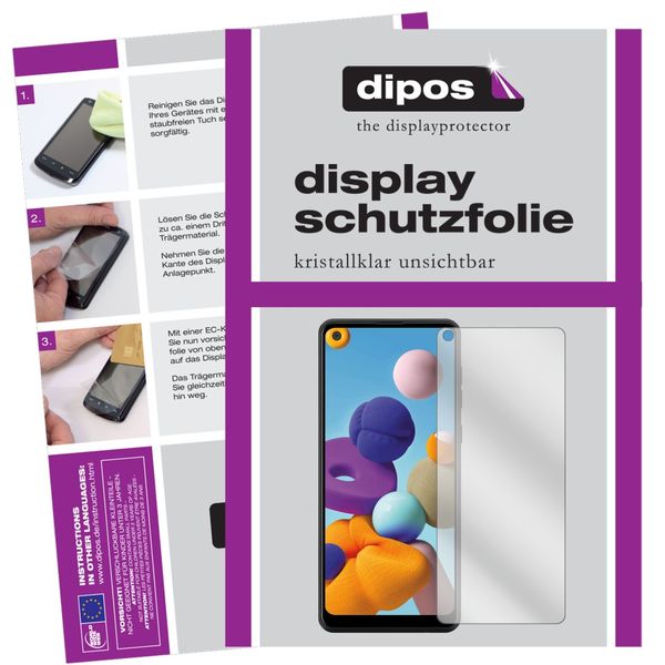Screen Protector for Samsung Galaxy A21 Protection Crystal Clear dipos