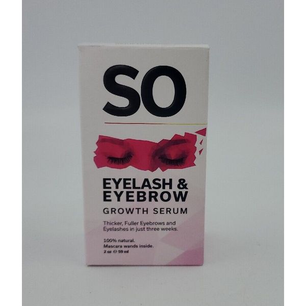 SO Eyelash & Eyebrow Growth Serum 100% Natural