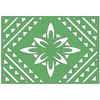 Island Floral Diamond Stencil