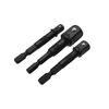 Astro Products 1/4HEX Socket Conversion Adapter (3-Pack) | Drill Driver Bit Driver Ratchet