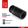 Teng 940619 19mm 3/4-inch 6-Point Deep Impact Hex Socket Drive