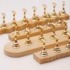 [BEAUTY PLAYER] Magnetic Acrylic Manicure Tool Nail Practice Stand Hand Nail Exercise Pedestal Nail Supplies Nail Tip Display Stand Set of 5 (Wave Lace)