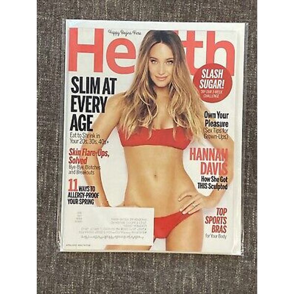 Health Magazine Hannah Davis Sports Bras April 2016