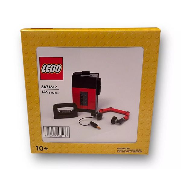 New LEGO 6471612 Retro Cassette Tape Player Set Ages 10+ Fast Shipping