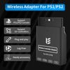 RGEEK Wireless Controller Adapter, Wireless Controller Converter for PS1/PS2 Console, Compatible with PS4/PS5, Switch Pro, Xbox One S, Series X/S, Gulikit Kingkong 2 Pro and 8Bitdo Controller