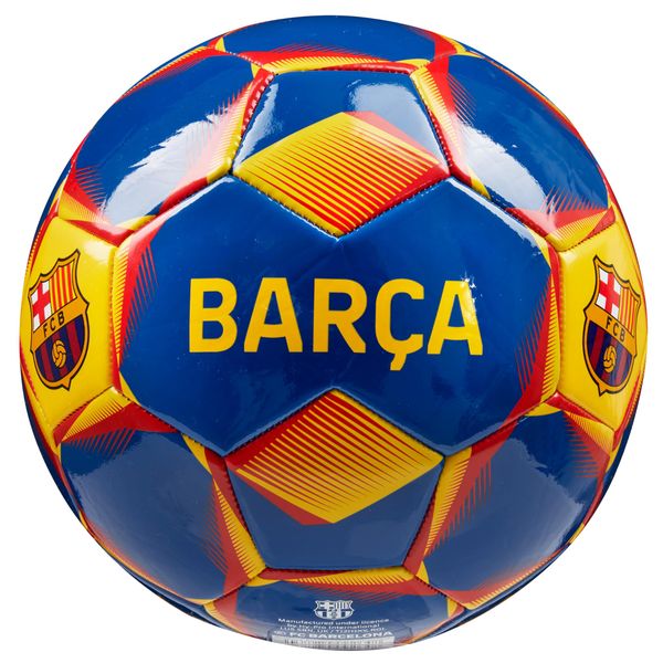 FC Barcelona Football - Soccer Ball for Adults Teenagers Kids Training Football Size 3, 4 or 5 - Barcelona Merchandise (Blue, Size 5)